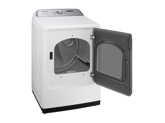 7.4 cu. ft. White Electric Dryer with Steam Sanitize+