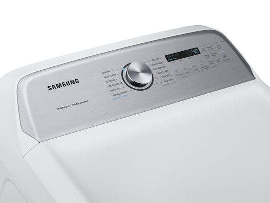 7.4 cu. ft. White Electric Dryer with Steam Sanitize+