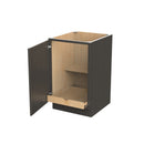 Load image into Gallery viewer, Elegant Smoky Grey - Single Door Base Cabinet | 21&quot;W x 34.5&quot;H x 24&quot;D