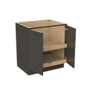 Load image into Gallery viewer, Elegant Smoky Grey - Double Door Base Cabinet | 30&quot;W x 34.5&quot;H x 24&quot;D