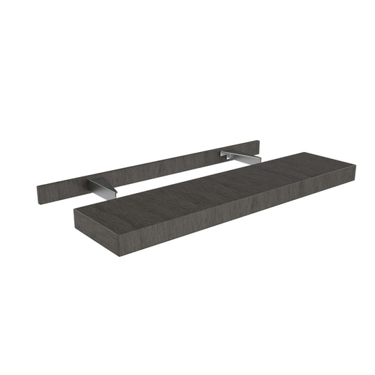 Luxor Espresso - Floating Shelf | 42"W x 2.5"H x 10"D