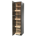 Load image into Gallery viewer, Elegant Smoky Grey - Utility Cabinet | 18&quot;W x 90&quot;H x 24&quot;D