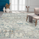 Load image into Gallery viewer, Ethos Gray/Blue 5 ft. 6 in. x 8 ft. 6 in. Area Rug