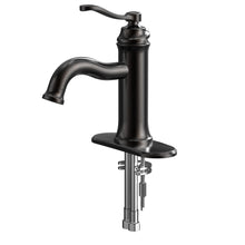 Load image into Gallery viewer, Single Handle Bathroom Faucet With Pop-up Drain in Oil Rubbed Bronze