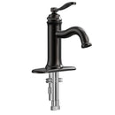 Load image into Gallery viewer, Single Handle Bathroom Faucet With Pop-up Drain in Oil Rubbed Bronze