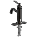 Load image into Gallery viewer, Single Handle Bathroom Faucet With Pop-up Drain in Oil Rubbed Bronze