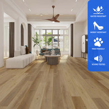 Load image into Gallery viewer, SPC Luxury Vinyl Flooring, Toffeenut Umber, 7&quot; x 72&quot; x 5.5mm, 20 mil Wear Layer - Lone Star Spirit Collections (28.37SQ FT/ CTN)