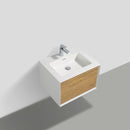 Load image into Gallery viewer, Frescia White Oak Floating / Wall Mounted Bathroom Vanity With Acrylic Sink