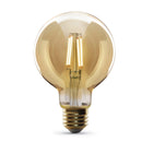 Load image into Gallery viewer, G25 Globe LED Original Vintage Light Bulb, 5 watts, Amber glass, Dimmable, 350 Lumen, 2100K, Decorative Bulb