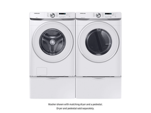 Load image into Gallery viewer, Samsung 5.2 cu.ft. Front Load Washer with Shallow Depth in White