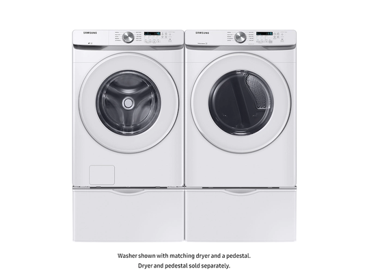 Samsung 5.2 cu.ft. Front Load Washer with Shallow Depth in White