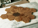 Load image into Gallery viewer, 12&quot; x 11&quot; x 0.39 mm Geometrical Standard Hex Wood Mosaic Tile (9.26 sq.ft/ctn)