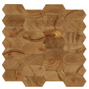 Load image into Gallery viewer, 13&quot; x 12&quot; x 0.39 mm Geometrical Honeycomb Wood Mosaic Tile (10.30 sq.ft/ctn)