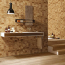 Load image into Gallery viewer, 13&quot; x 12&quot; x 0.39 mm Geometrical Honeycomb Wood Mosaic Tile (10.30 sq.ft/ctn)