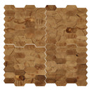Load image into Gallery viewer, 13&quot; x 12&quot; x 0.39 mm Geometrical Honeycomb Wood Mosaic Tile (10.30 sq.ft/ctn)