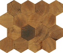 Load image into Gallery viewer, 12&quot; x 11&quot; x 0.39 mm Geometrical Standard Hex Wood Mosaic Tile (9.26 sq.ft/ctn)