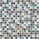 Load image into Gallery viewer, 5/8 x 5/8 in Smoky Mica Glass Slate Blend Mosaic