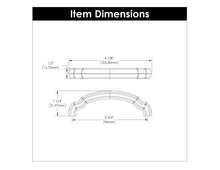 Load image into Gallery viewer, Cabinet Handles 3-3/4 Inch (96mm) Center to Center - Hickory Hardware
