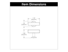 Load image into Gallery viewer, T Bar Knob 1-15/16 Inch X 15/16 Inch - Hickory Hardware