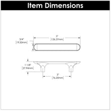 Load image into Gallery viewer, Kitchen Cabinet Handles 3 Inch Center to Center - Hickory Hardware