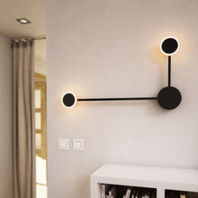 Load image into Gallery viewer, integrated-led-wall-sconces-lights-6w-head-3000k-black-wall-sconces-lighting