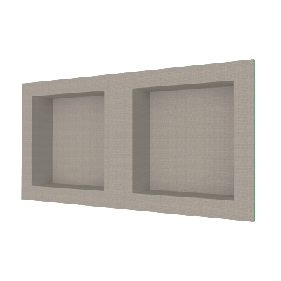 Recessed Double Wide Niche 32