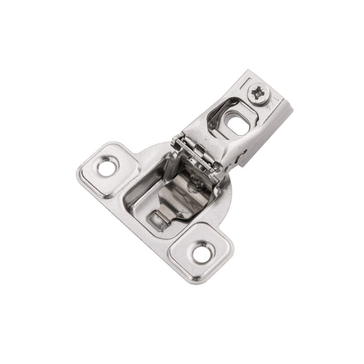 Hinge Concealed 1/4 Inch Overlay Face Frame Self-Close in Polished Nickel (2 Hinges/Per Pack) - Hickory Hardware