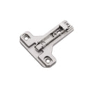 Load image into Gallery viewer, Hinge Concealed Face Frame Self-Close Mounting Plate 1 mm (2 Hinges/Per Pack) in Polished Nickel - Hickory Hardware