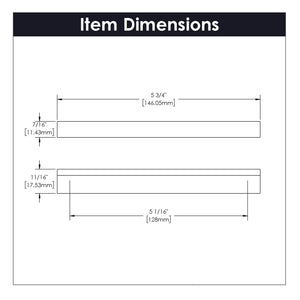 Cabinet Pulls 5-1/16 Inch (128mm) Center to Center - Hickory Hardware