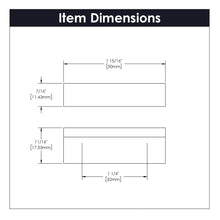 Load image into Gallery viewer, Cabinet Door Handles 1-1/4 Inch (32mm) Center to Center - Hickory Hardware