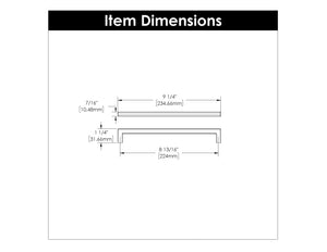 cabinet door handles 8-13/16 Inch (224mm) Center to Center - Hickory Hardware