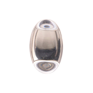 Satin Nickel Knob 1-1/4 Inch x 3/4 Inch - Crystal Palace Collection