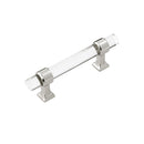 Load image into Gallery viewer, Cabinet Door Handle 3 Inch Center to Center in Polished Nickel - Hickory Hardware