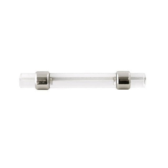 Cabinet Door Handle 3 Inch Center to Center in Polished Nickel - Hickory Hardware