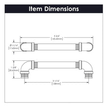 Load image into Gallery viewer, Kitchen Cabinet Pulls 5-1/16 Inch (128mm) Center to Center - Hickory Hardware