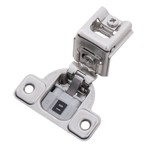 Hinge Concealed 1-3/8 Inch Overlay Face Frame Soft Close (2 Hinges/Per Pack) Polished Nickel - Hickory Hardware