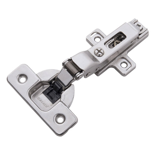 Hinge Concealed Half Overlay Frameless Soft Close (2 Hinges/Per Pack) Polished Nickel- Hickory Hardware