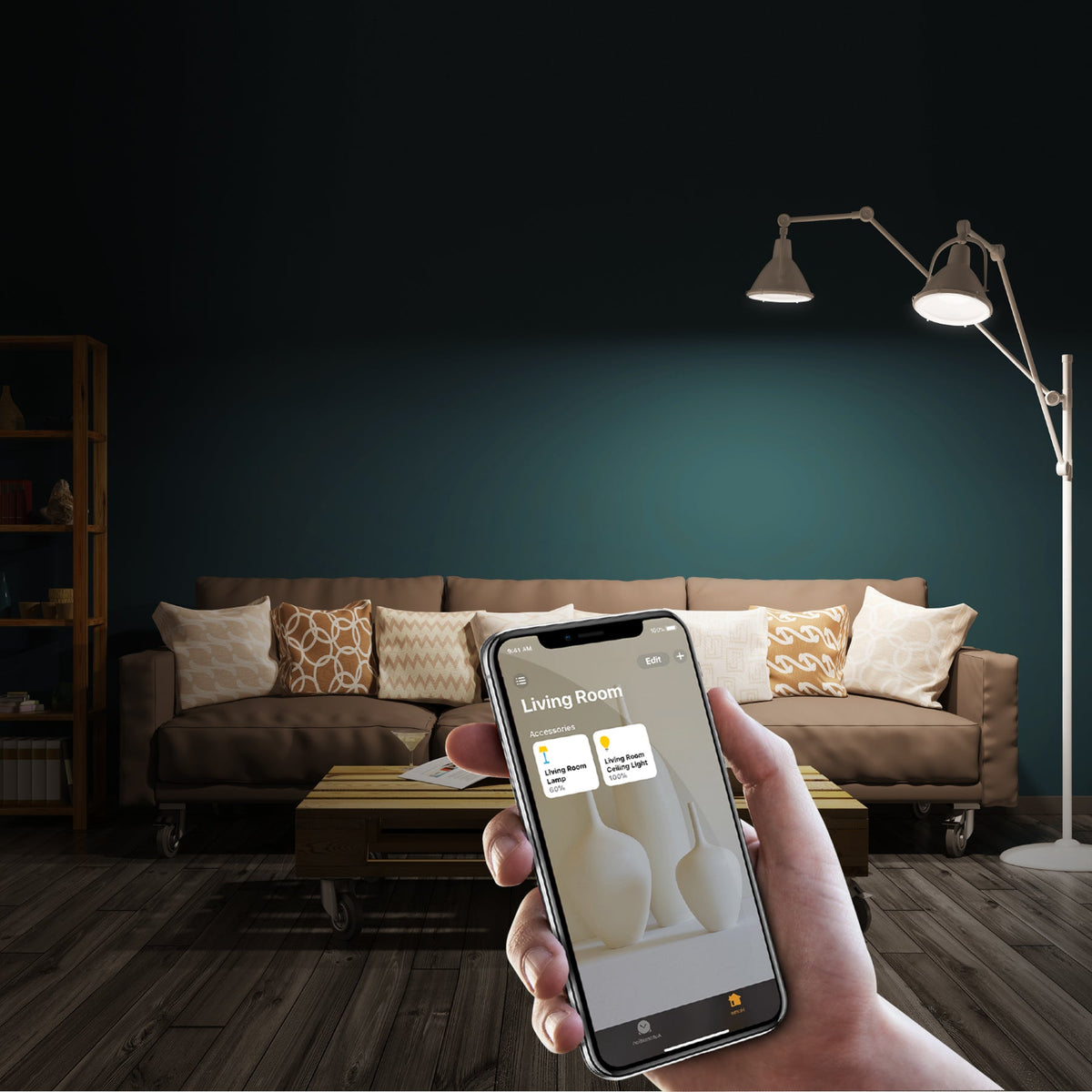 LED Smart Light Bulb, Apple HomeKit, 60W, 800 Lumens, RGBW, Color Chan ...