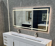 Load image into Gallery viewer, Backlit/Frontlit, Vanity Mirror with Lights, Touch Switch, Anti-Fog, Adjustable Color Temperature &amp; Remembrance, LED Mirror for Bathroom, Accord Style