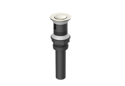 Pop-up Drain Stopper in Chrome Plated With Plastic Push Button