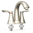 Load image into Gallery viewer, 4 Inch Centerset Bathroom Faucet Pop-up Drain in Brushed Nickel