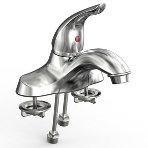 Single Handle Bathroom Faucet With Pop-up drain Included