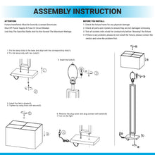 Load image into Gallery viewer, Decorative 61&quot; Floor Lamps, Brushed Nickel &amp; Straight rectangular pure white linen shade, With 1PCS ON-OFF Switch on the lamp holder