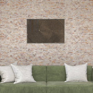 11 X 12 in. Mother of Pearl White Polished Brick Mosaic Tile