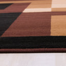 Load image into Gallery viewer, Moderno 9 Area Rugs Brown 8-X-10