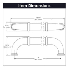 Load image into Gallery viewer, Appliance Pull - 18 Inch Center to Center - Hickory Hardware