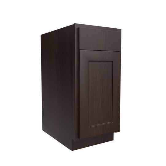 Luxor Espresso 9"W x 34.5"H Base Cabinet, Handicap