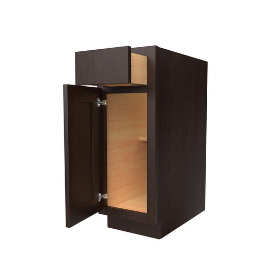 Luxor Espresso - 12"W x 32.5"H | Base Cabinet, Handicap