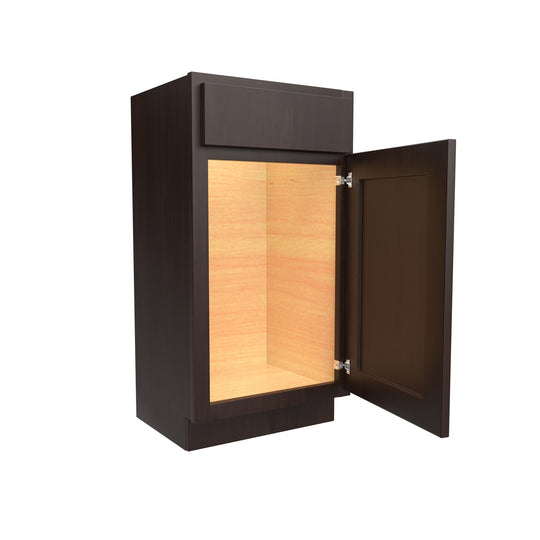 Luxor Espresso - 18"W x 32.5"H | Vanity Base Cabinet