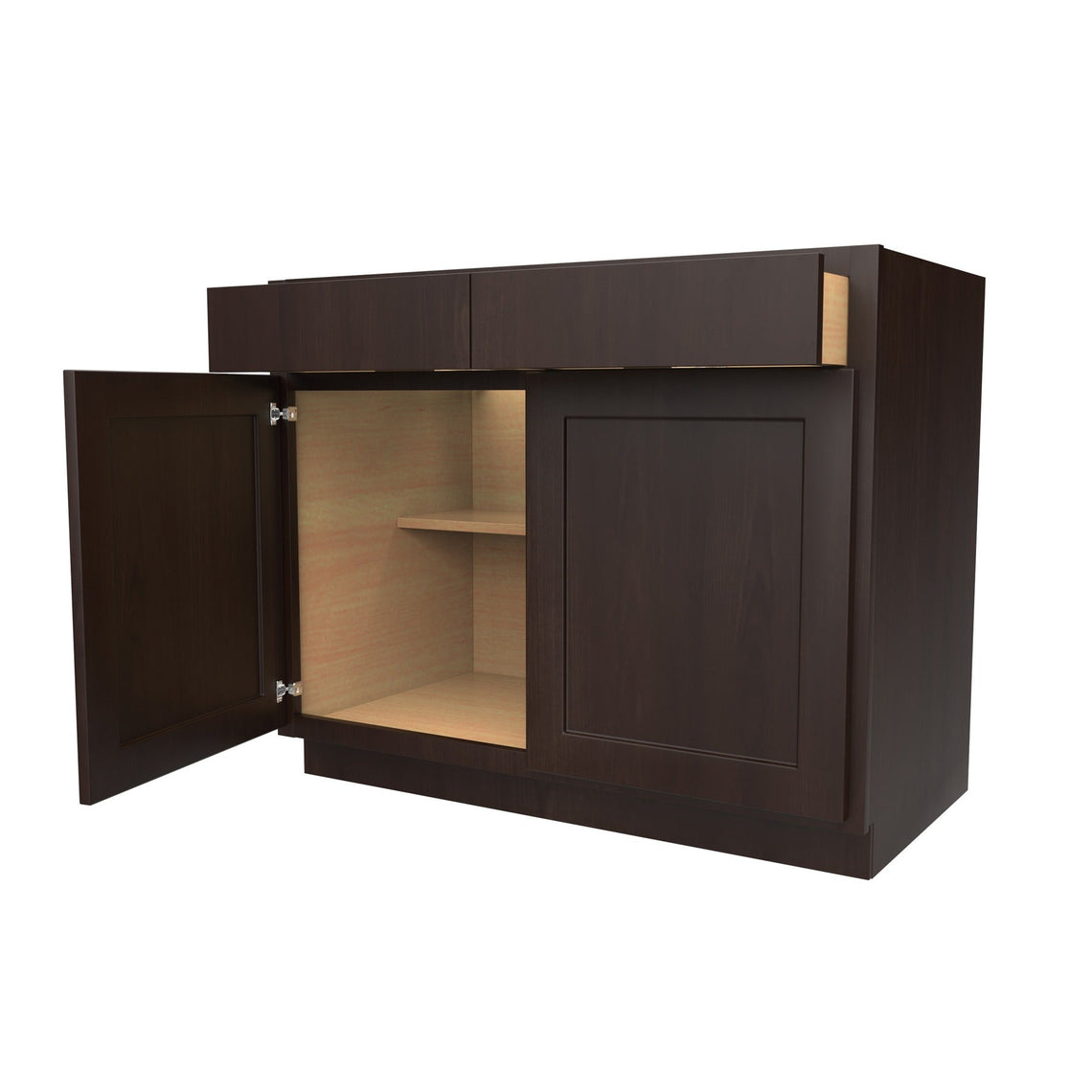 Luxor Espresso - Double Door Base Cabinet | 42